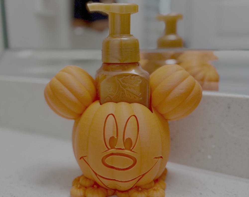 Pumpkin Mouse Bath & Body Works Soap Holder Dispenser