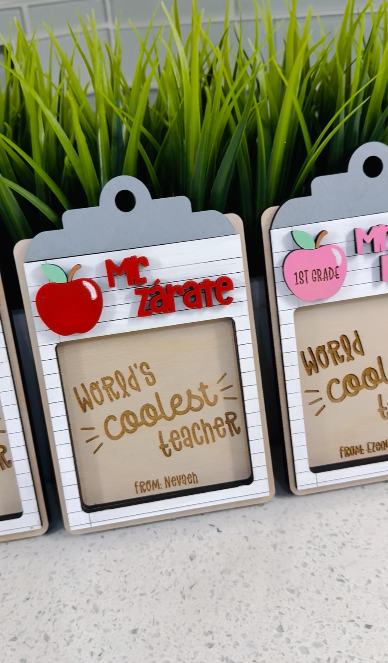 Personalized Teacher Notepad: World Teacher's Day Gift