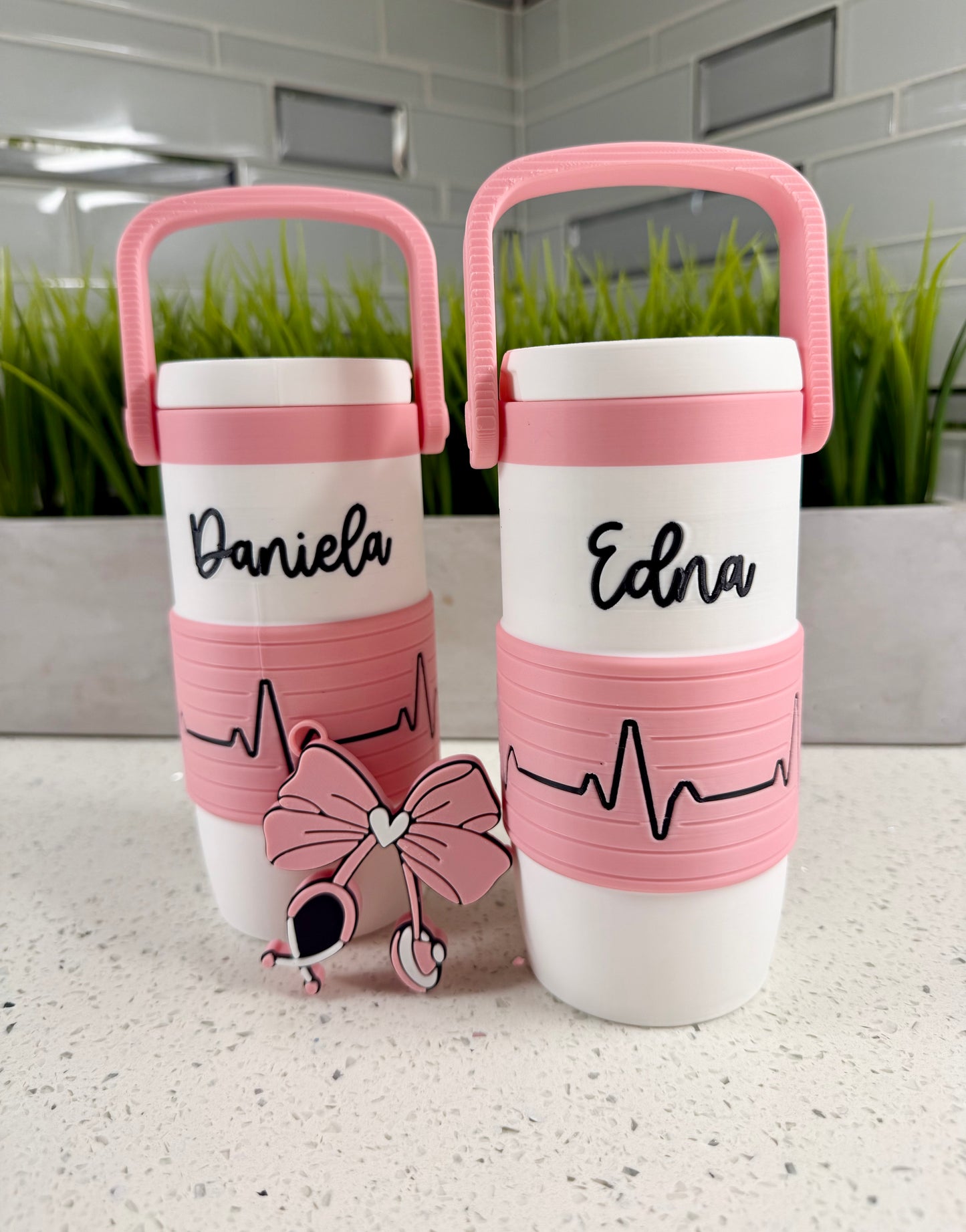 Personalized EKG Nurse Soda Can Holder | RN LVN CNA Gift | Nurse Appreciation Gift