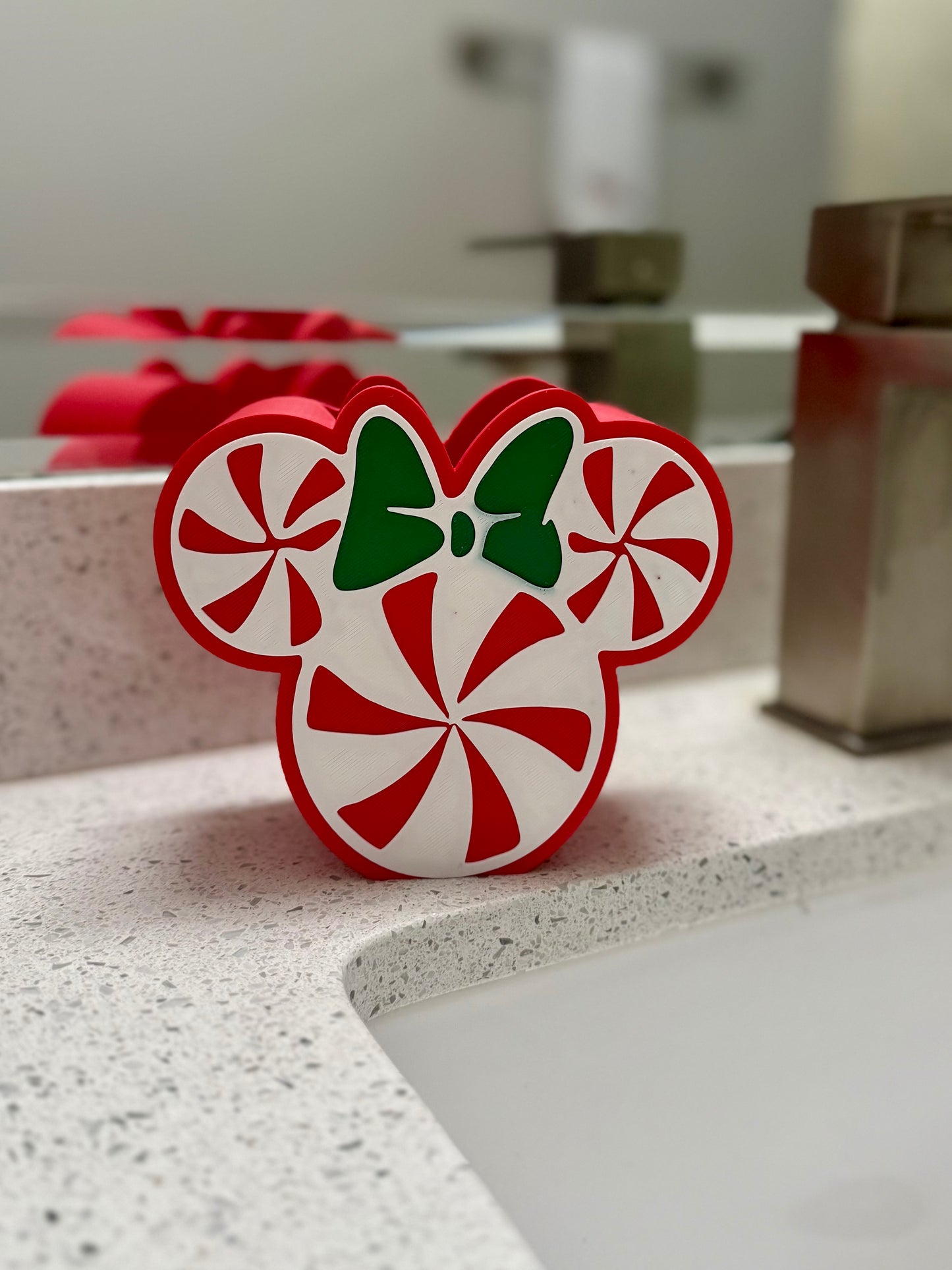 Inspired Mouse Candy cane Soap Holder | Bath and Body works