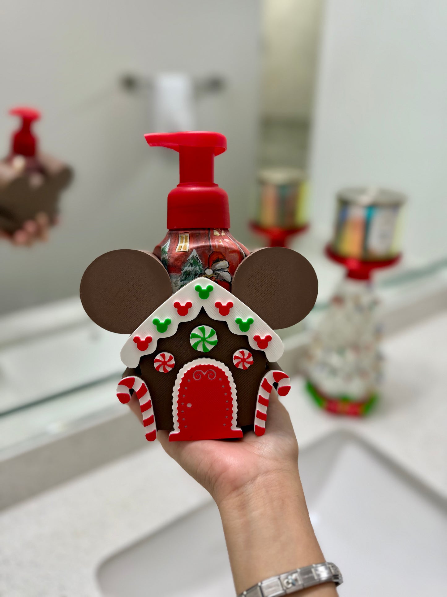 Inspired Mouse Gingerbread House Soap Holder | Bath and Body works