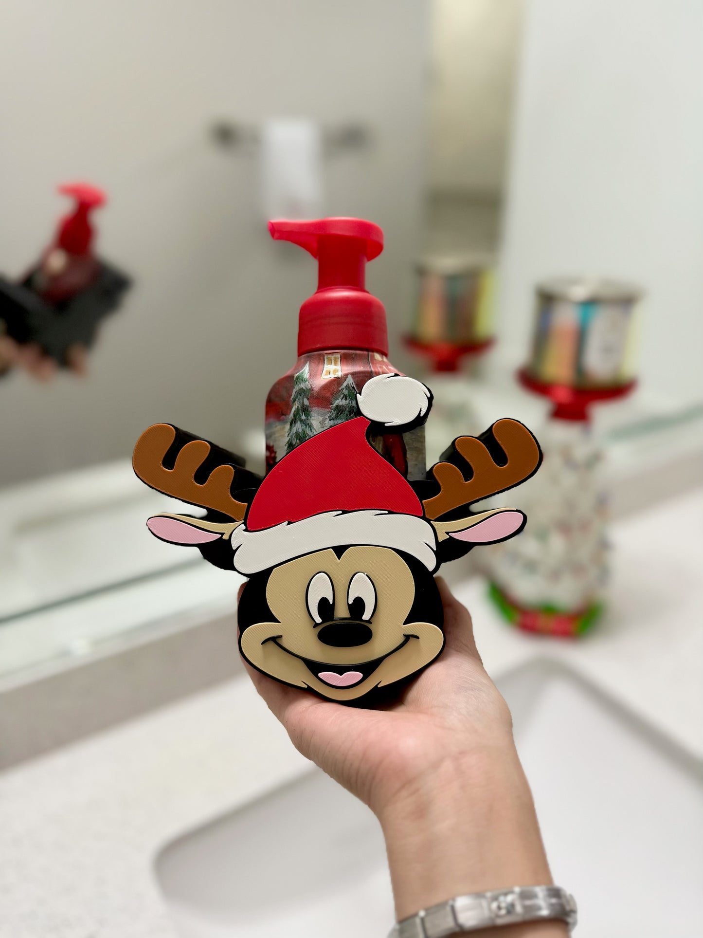 Reindeer Mouse Soap holder | Bath and Body works | Magic Restroom Decor