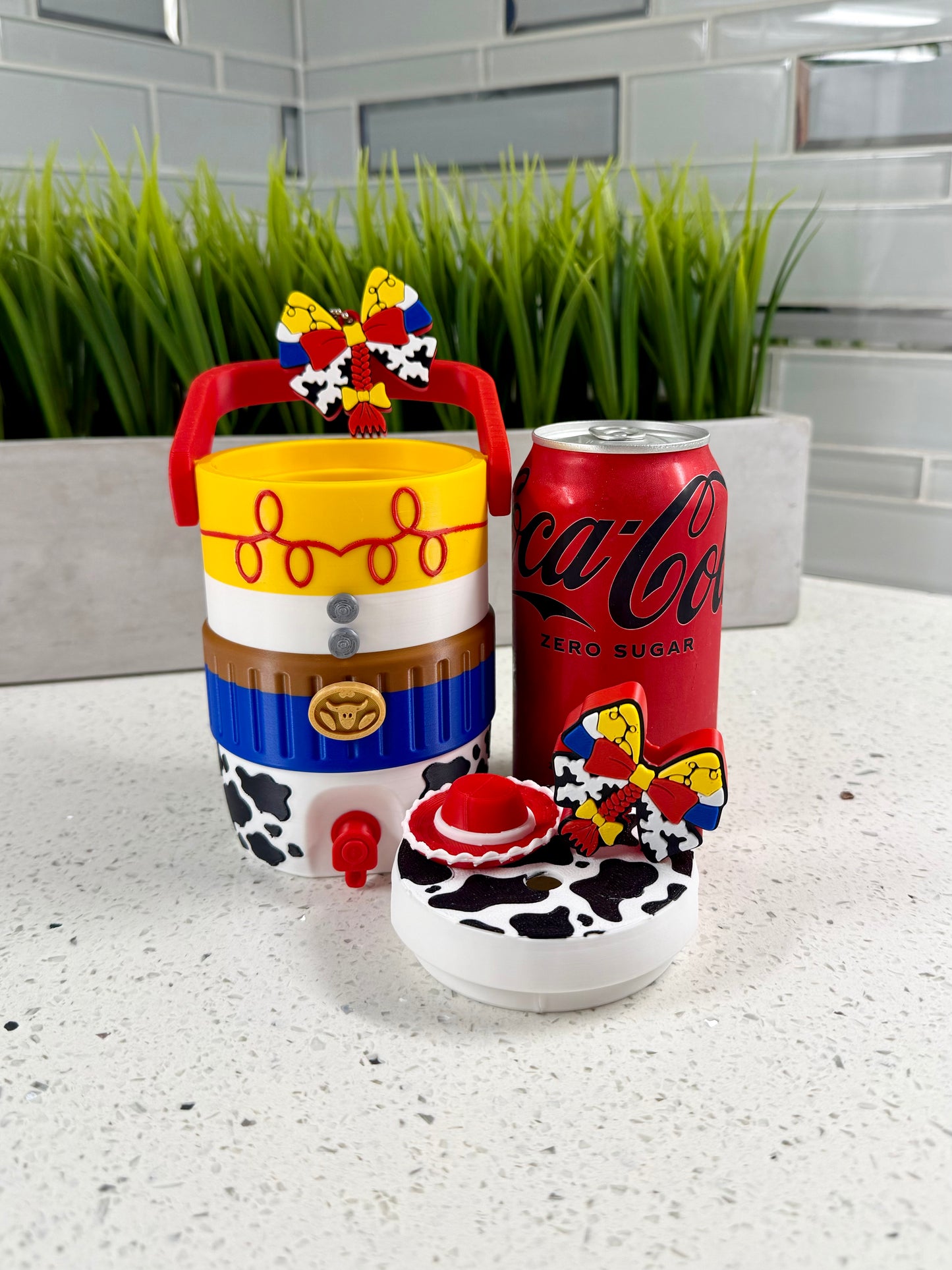 Yeehaw! Cowgirl Can Holder