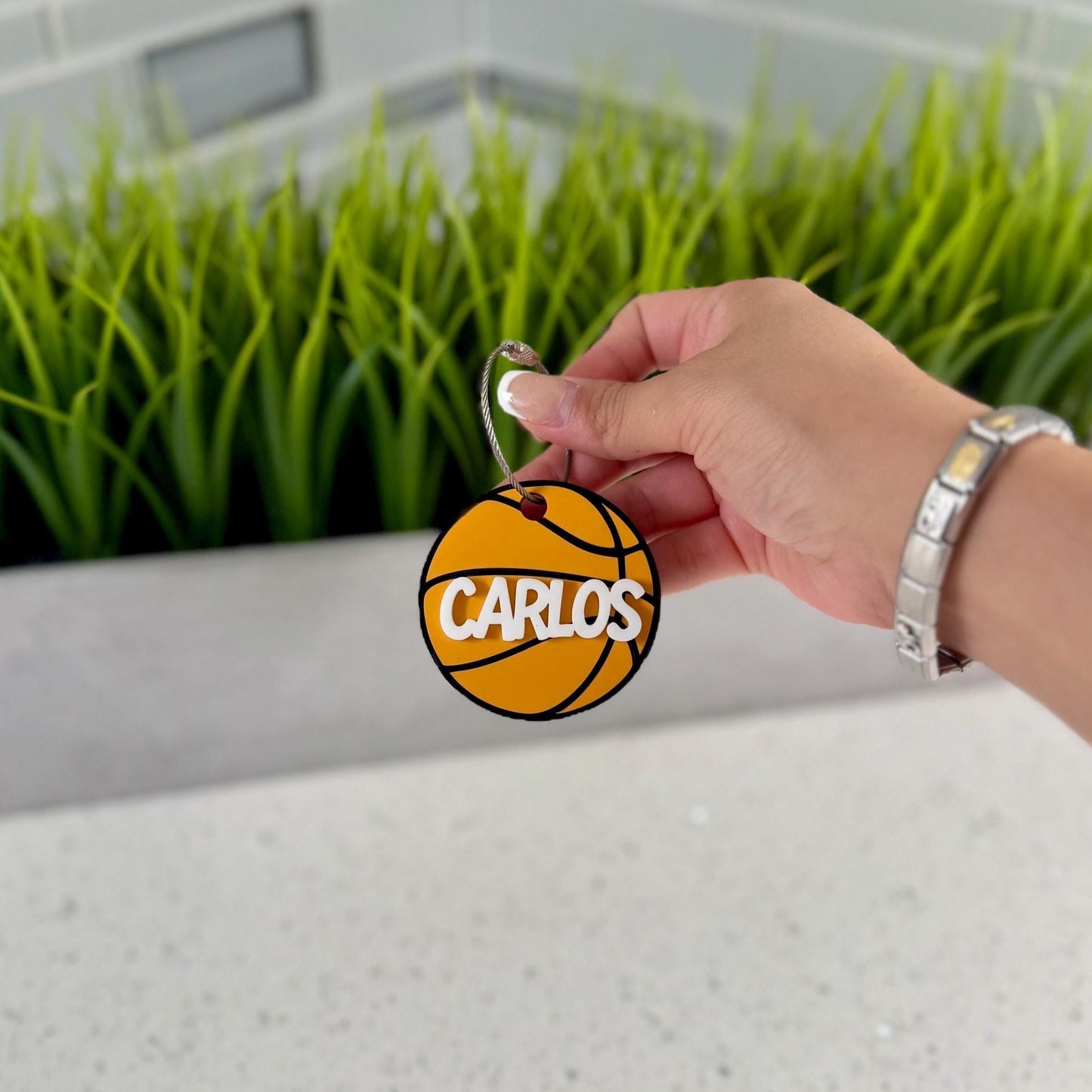 Personalized Basketball Back-to-School Bundle: First/Last Day Sign & NFC Safety Tag